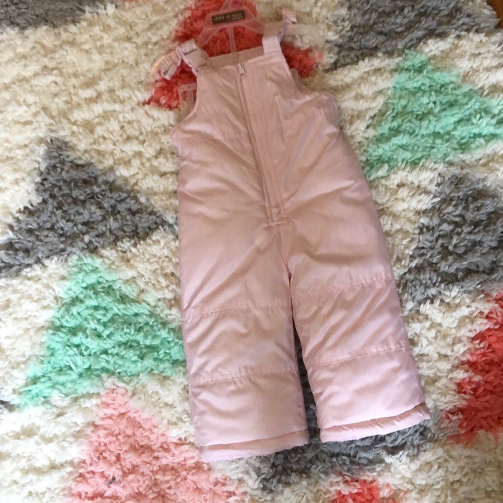 Pink Snowsuits